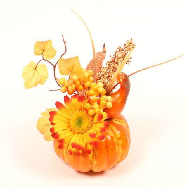 Cute Artificial Pumpkin Decoration