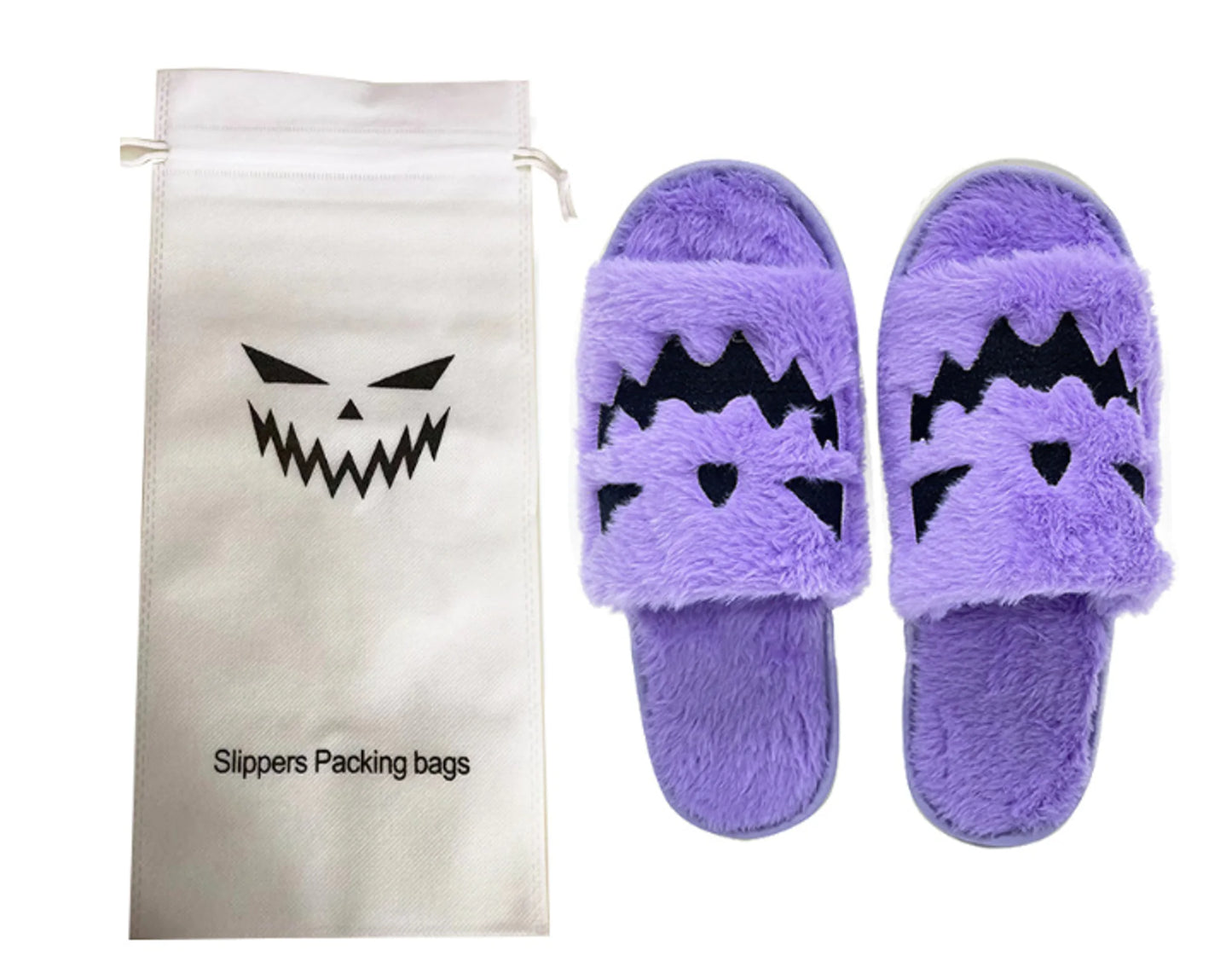 Anti Slip Slippers Pumpkin and Deer