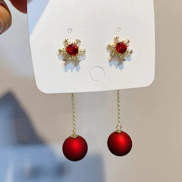 Snowflake Stud Earrings