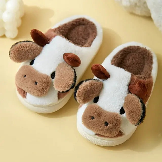 Cute Cow Slippers