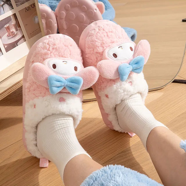 Hello Kitty & Friends Cotton Slippers