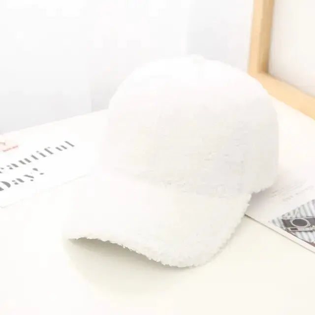 Soft Fuzzy Baseball Cap