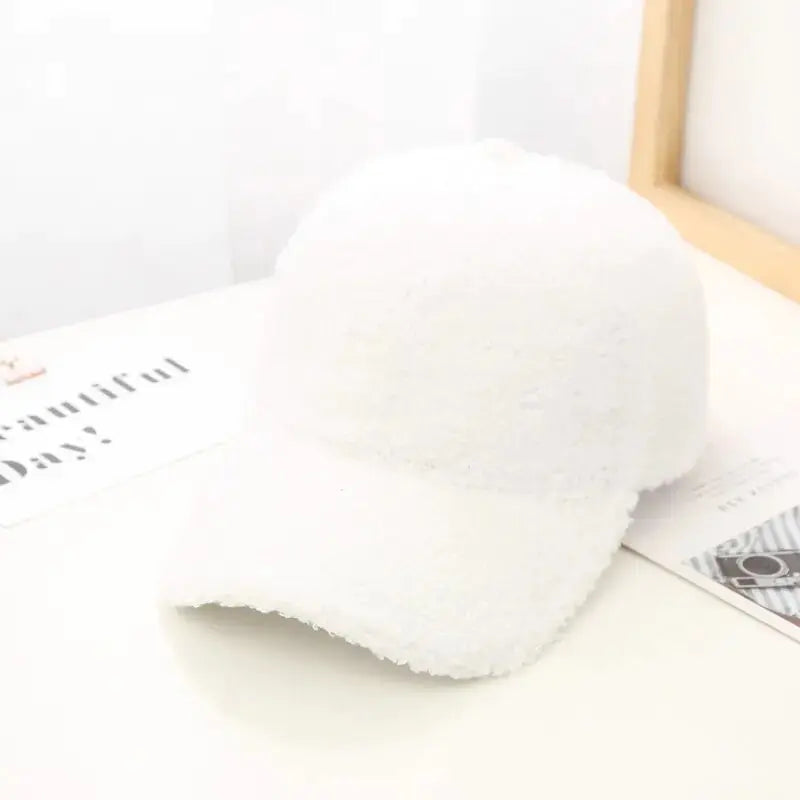Soft Fuzzy Baseball Cap