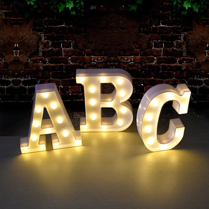 LED Alphabet Letters & Numbers