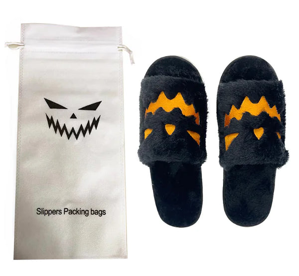 Anti Slip Slippers Pumpkin and Deer