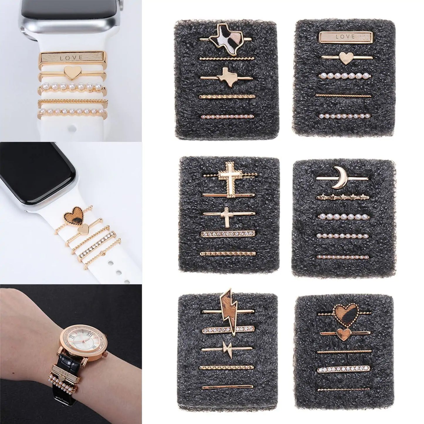 Smartwatch Metal Diamond Decoration Charm