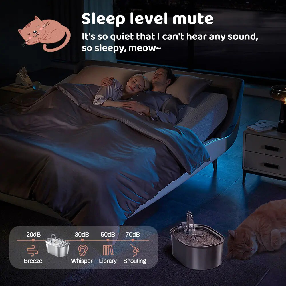 Pet Water Dispenser Stainless Steel