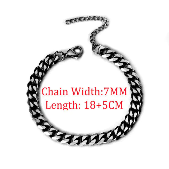 Chain Bracelet Different Widths