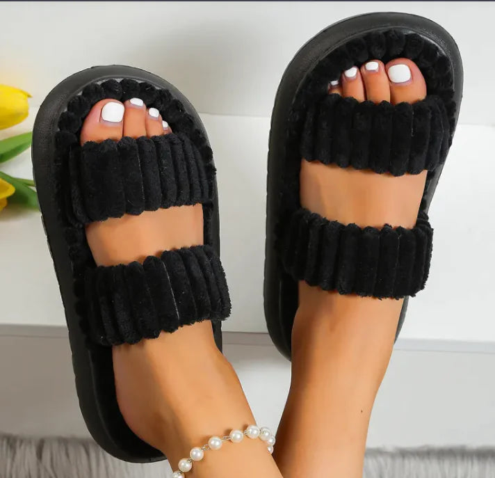 Fuzzy Women's Slippers