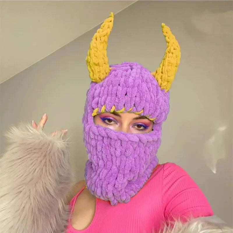 Unisex Knitted Balaclava Hat