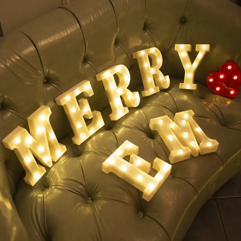 LED Alphabet Letters & Numbers