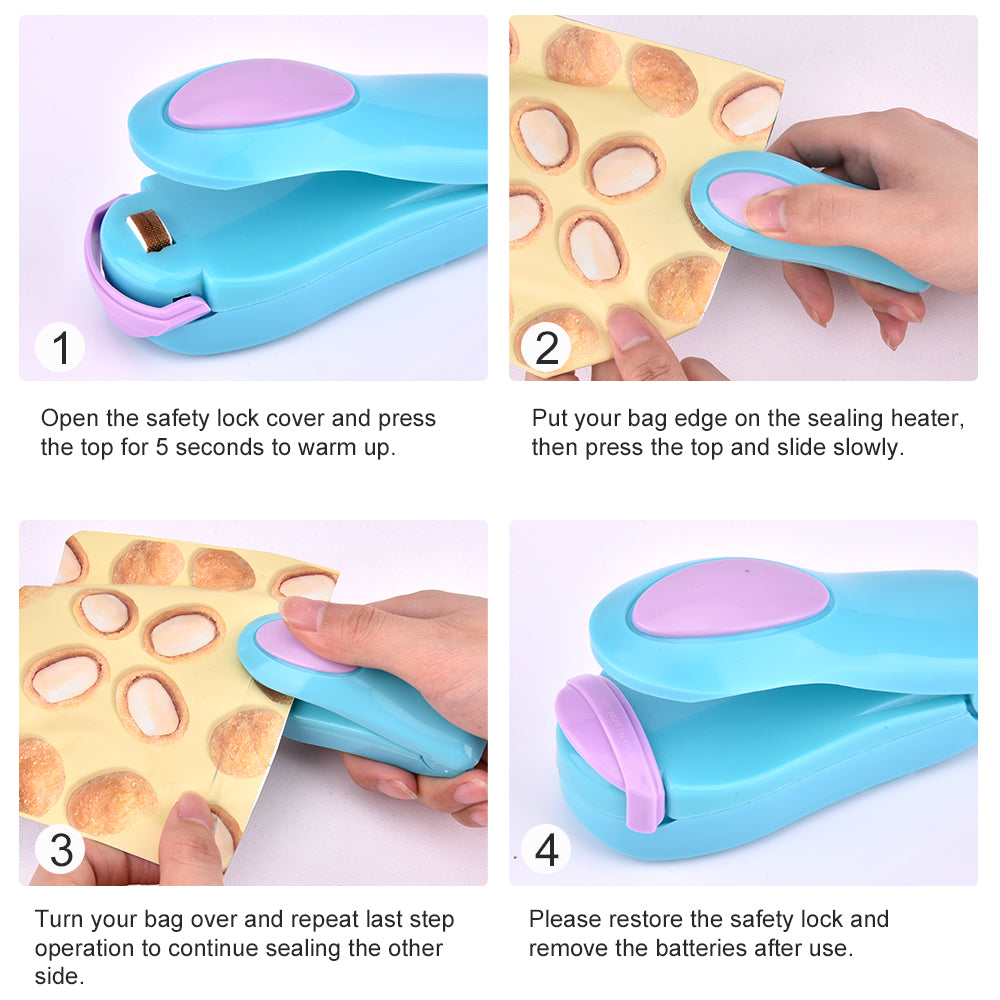 Food Clip Heat Sealing Machine Battery Operated