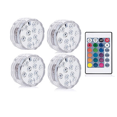 10 LED Remote Controlled RGB Battery Operated Light