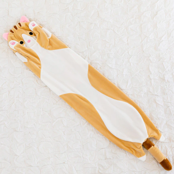 Soft Plush Long Cat Pillow