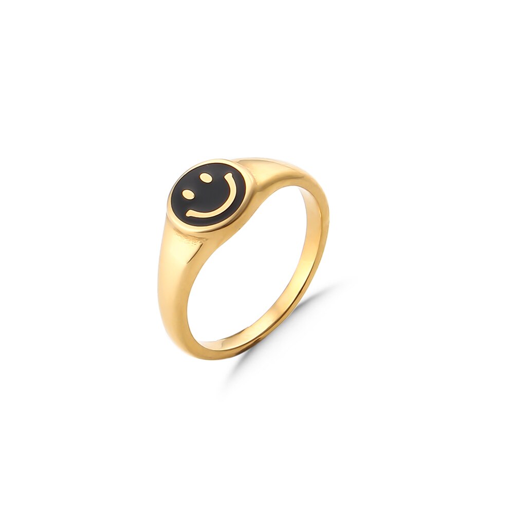Smiley Face Rings