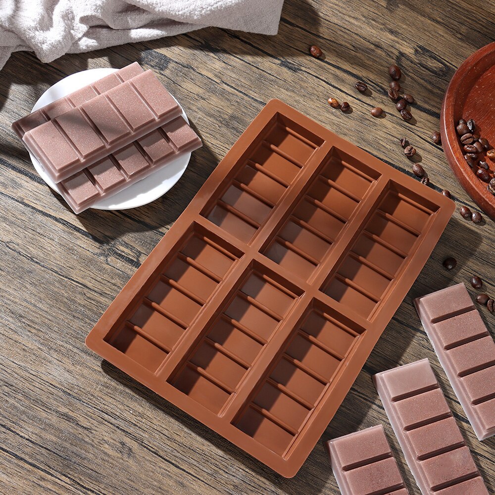 6 Cells Silicone Chocolate Mold
