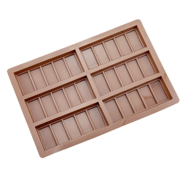 6 Cells Silicone Chocolate Mold