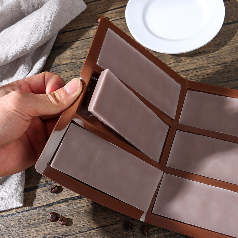6 Cells Silicone Chocolate Mold