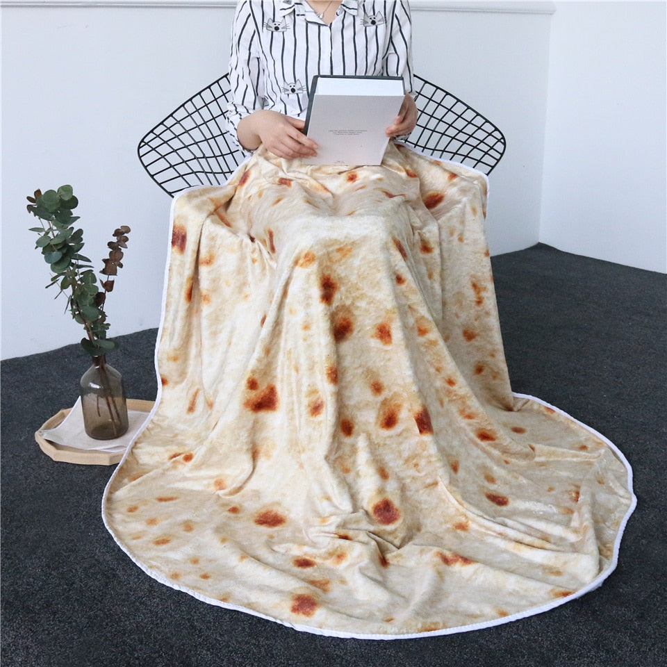 Burrito Blanket 3D Sherpa Fleece