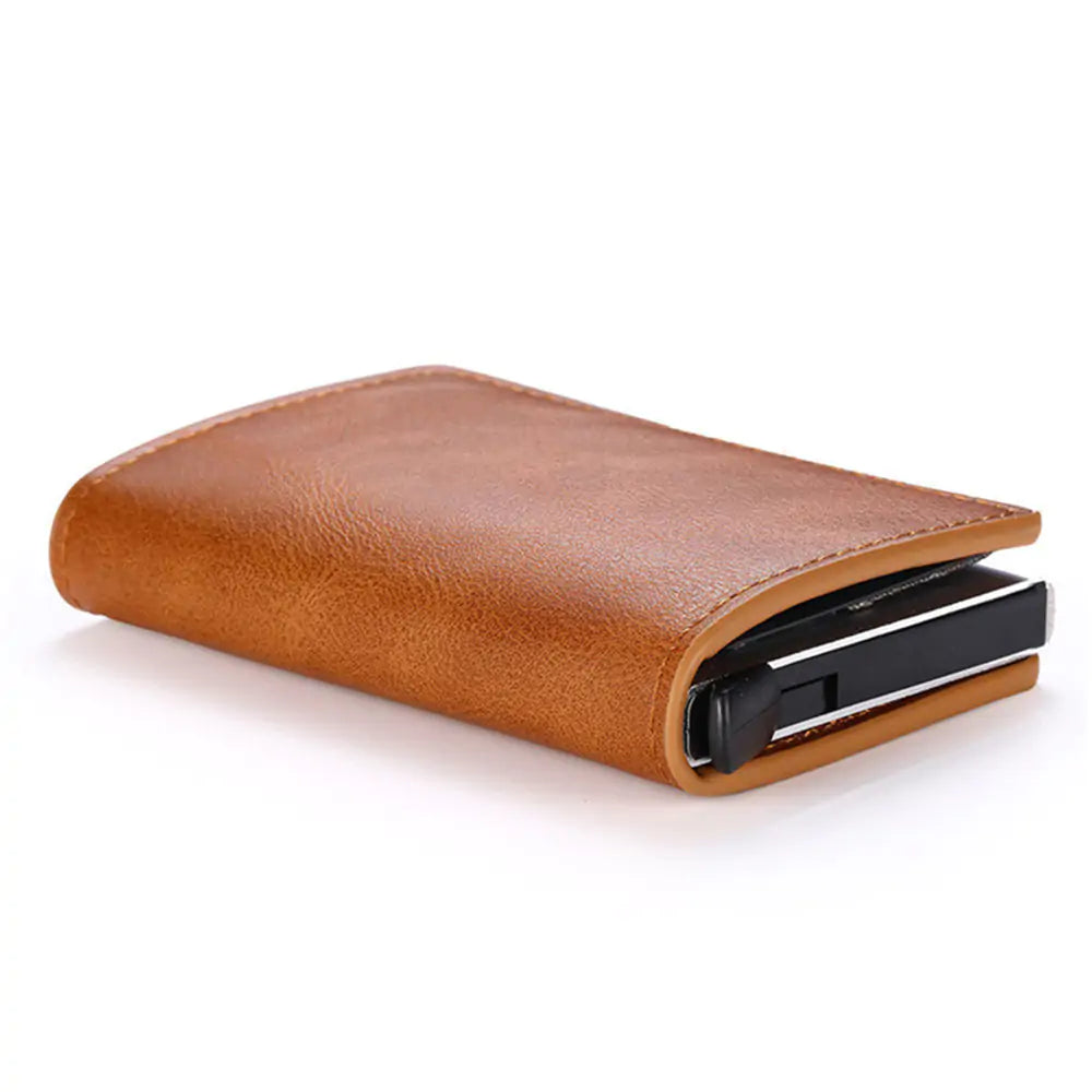 Carbon Fiber & Faux Leather Wallet