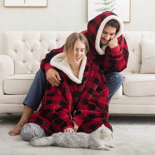Unisex Winter Fleece Oversized Hoodie
