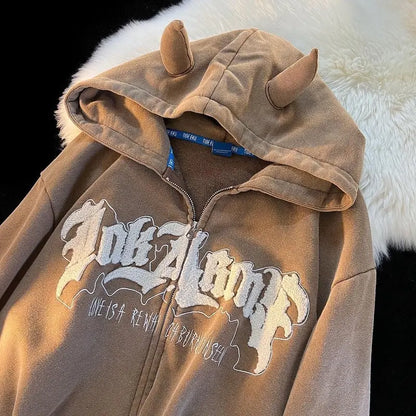 Punk Horned Hoodie