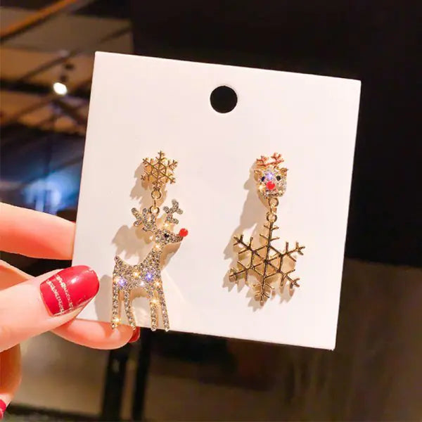 Snowflake Stud Earrings