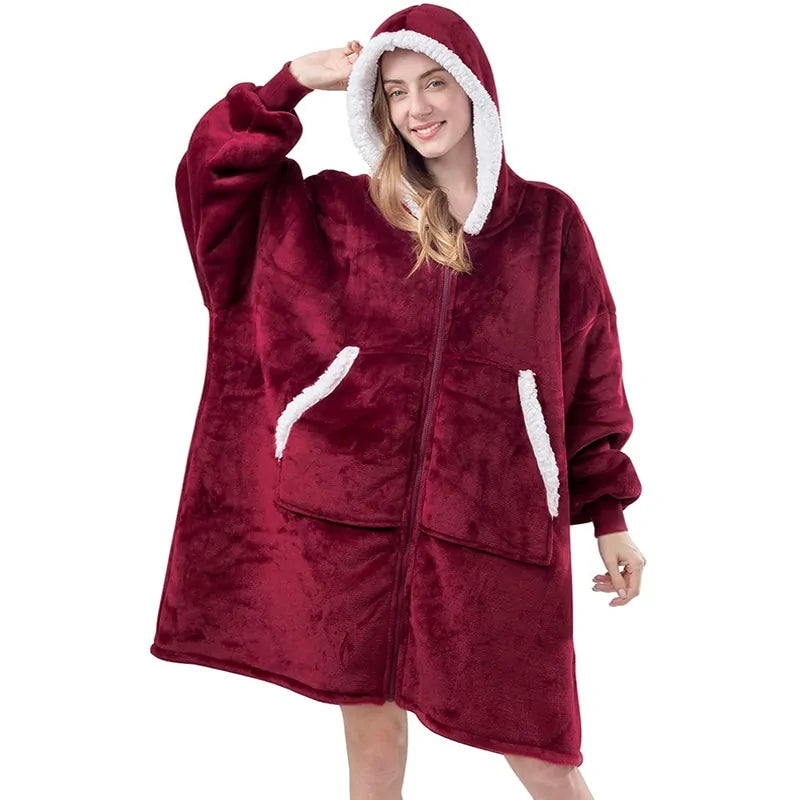 Unisex Winter Fleece Oversized Hoodie