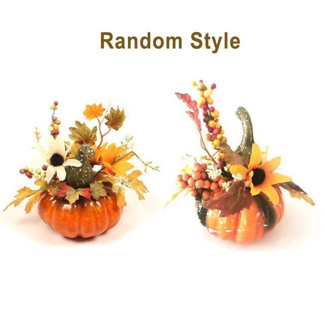 Cute Artificial Pumpkin Decoration