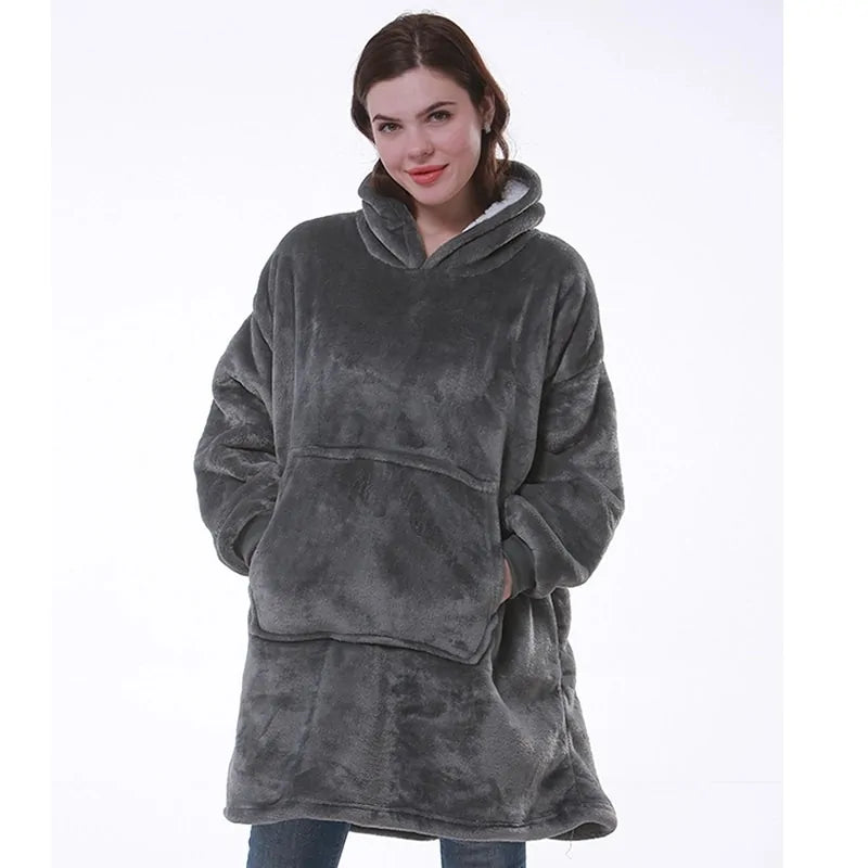 Unisex Winter Fleece Oversized Hoodie