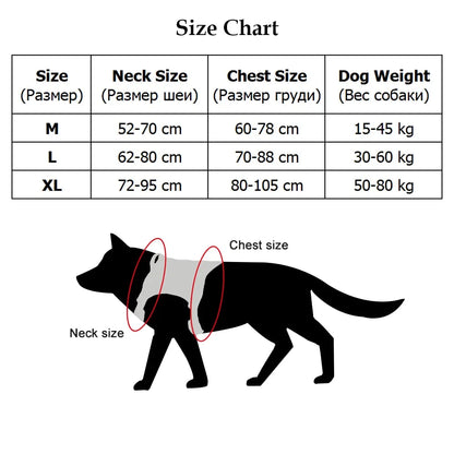 Tactical Harness with Handle & Bungee Leash for Large Dogs