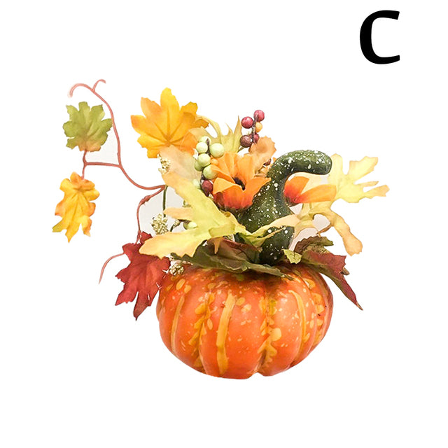 Trendy Artificial Burlap Pumpkin