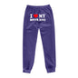 I LOVE MY BOYFRIEND Printed Sweats