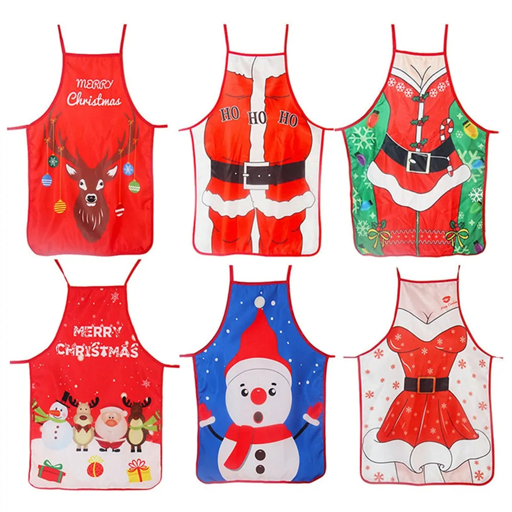 Santa Christmas Apron Variances