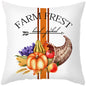 Maple Leaf Pumpkin Pillowcase Cover