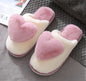 Fuzzy Heart Women's Slippers