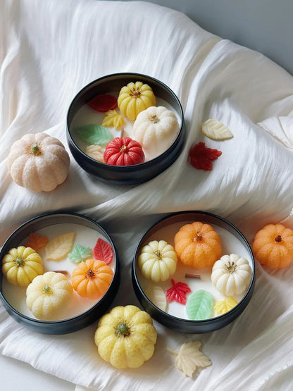 Pumpkin Patch Soy Wax Candle Decor
