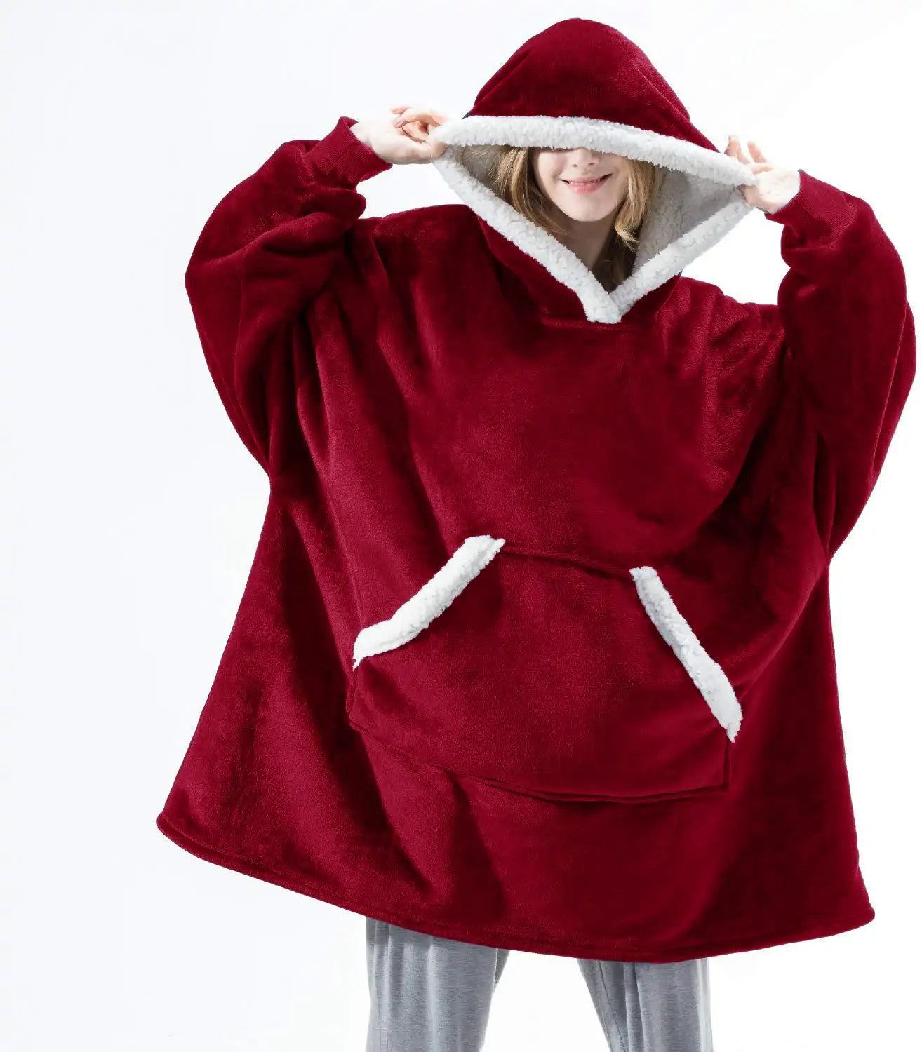Unisex Winter Fleece Oversized Hoodie