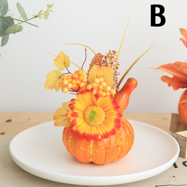 Trendy Artificial Burlap Pumpkin