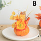 Trendy Artificial Burlap Pumpkin