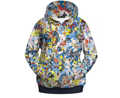 Pikachu Printed Hoodie Jacket