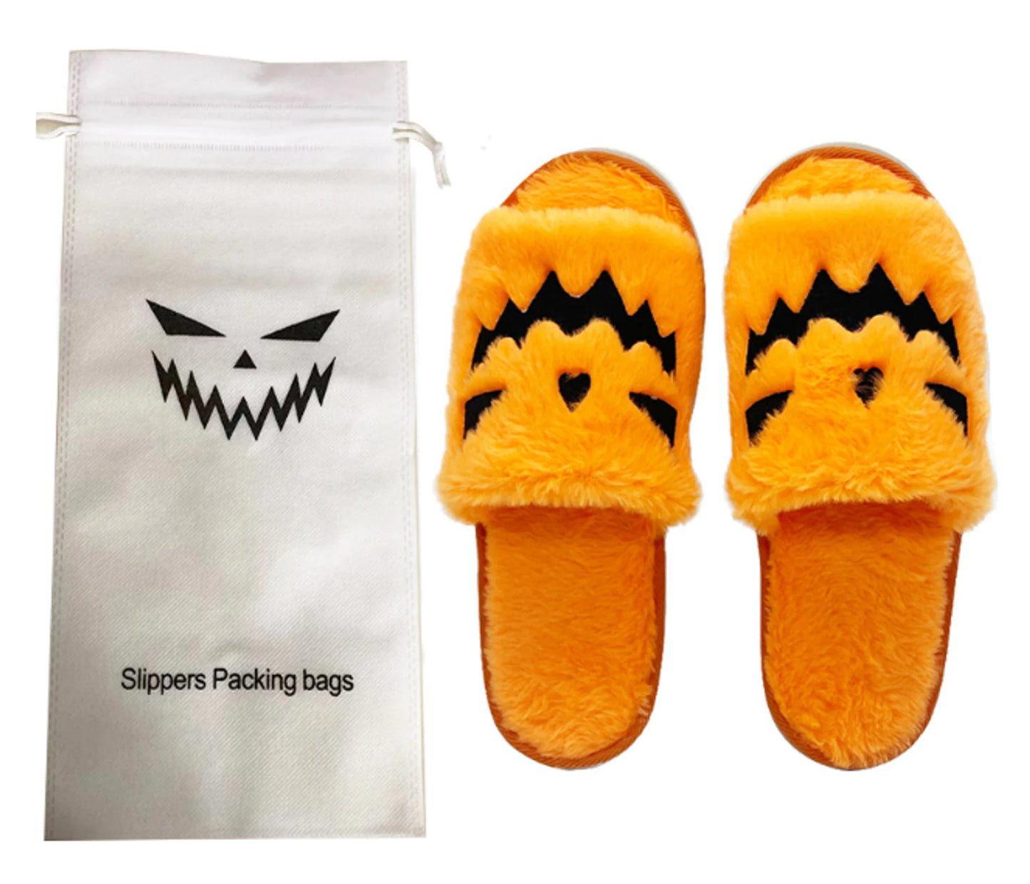 Anti Slip Slippers Pumpkin and Deer