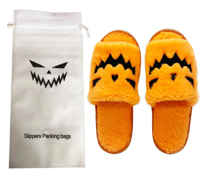 Anti Slip Slippers Pumpkin and Deer