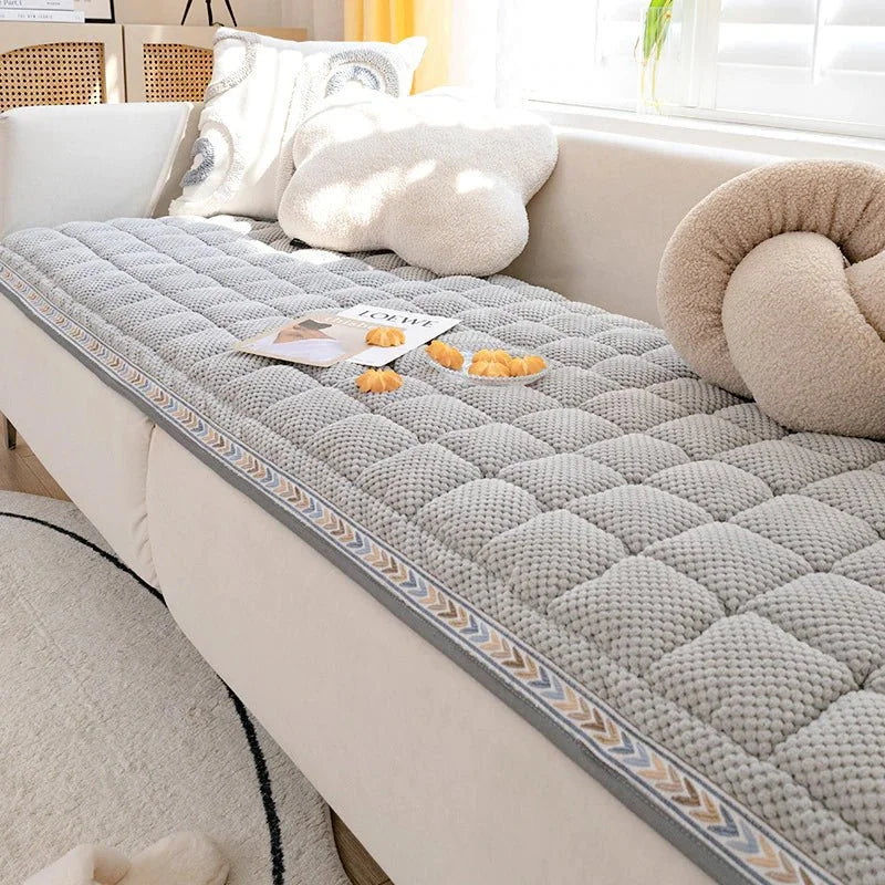 Checkered Sofa Cover