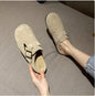 Plush-Lined Faux Leather Winter Shoes