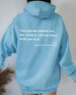 Women's Brushed Hoody Plain Letters
