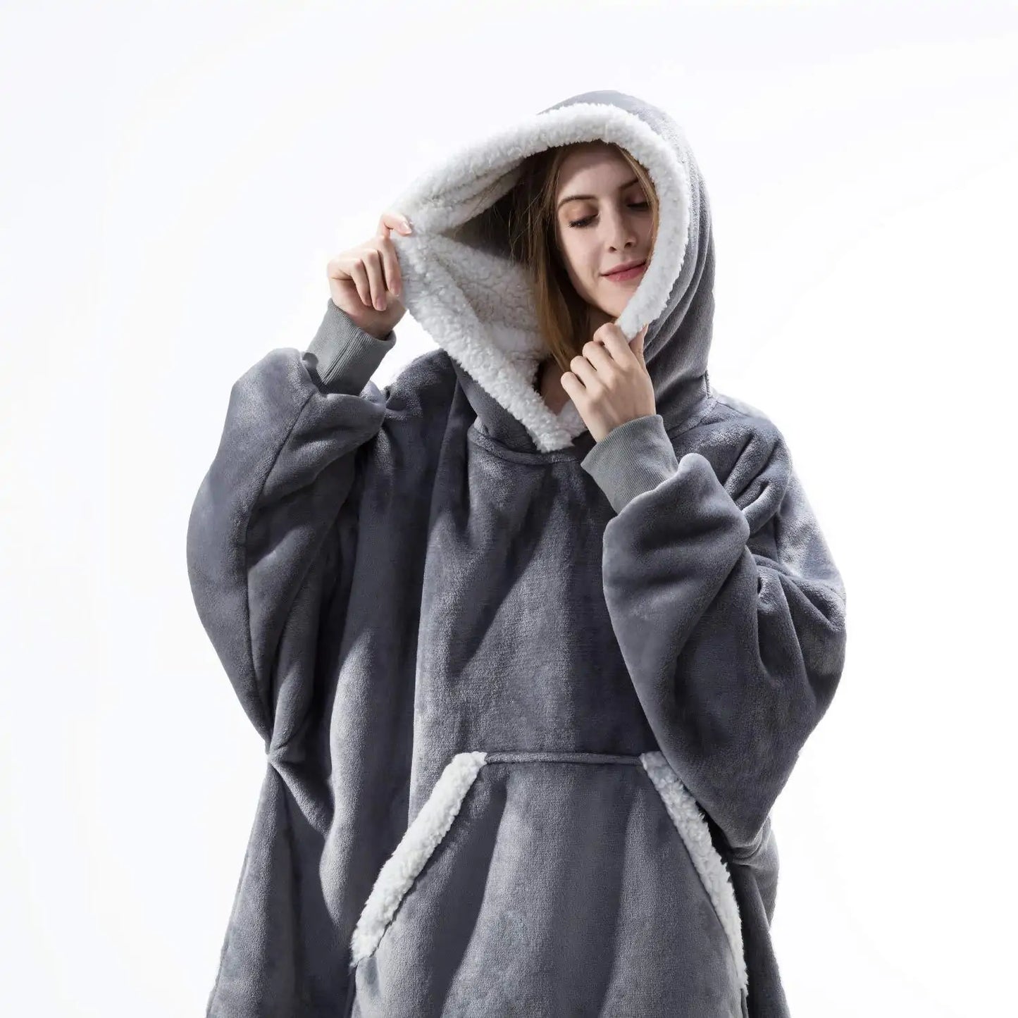 Unisex Winter Fleece Oversized Hoodie
