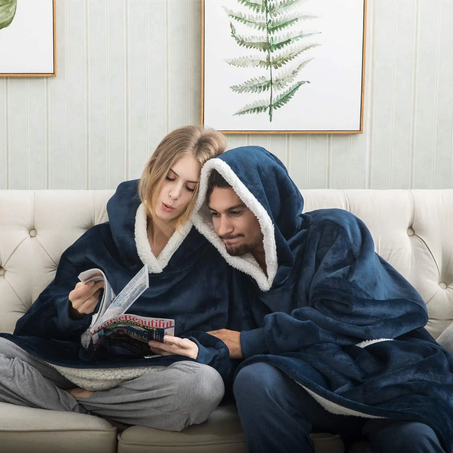 Unisex Winter Fleece Oversized Hoodie