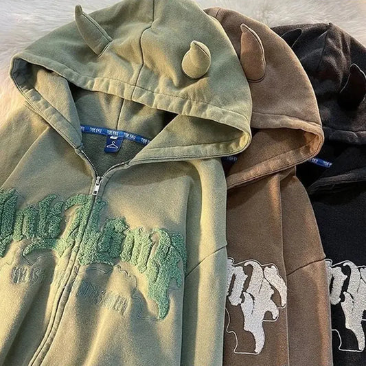 Punk Horned Hoodie