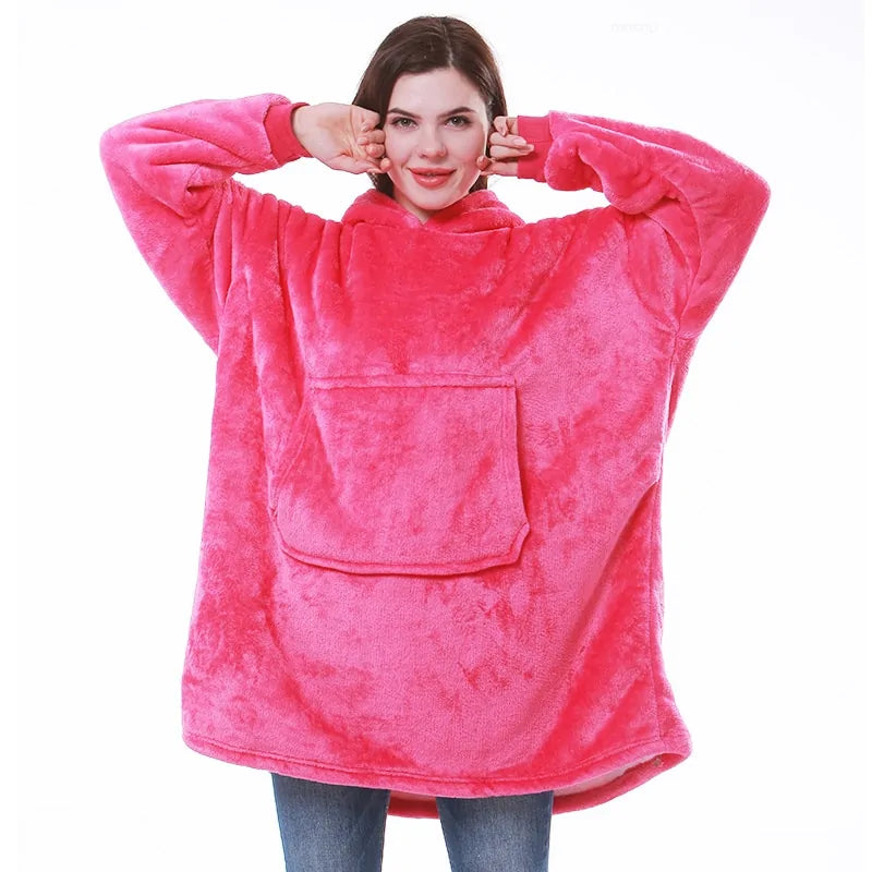 Unisex Winter Fleece Oversized Hoodie